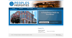 Desktop Screenshot of peoplesproperties.net