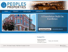 Tablet Screenshot of peoplesproperties.net